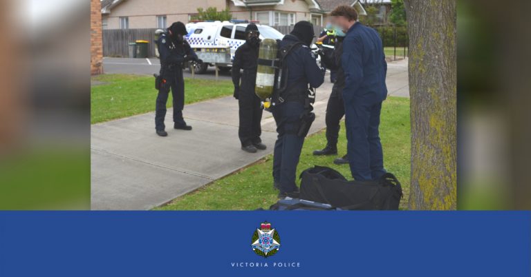 Lab squad attends search