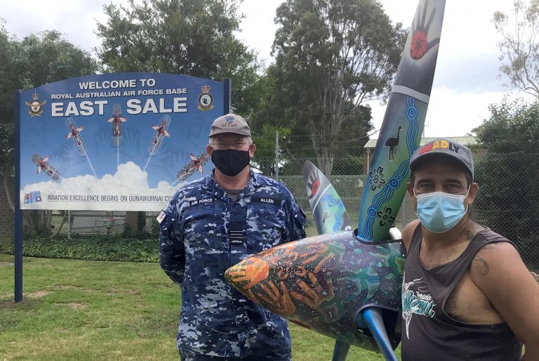 RAAF artwork depicts the spirit of sacrifice