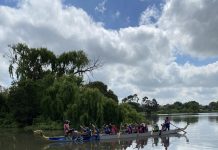 Dragons hit the water