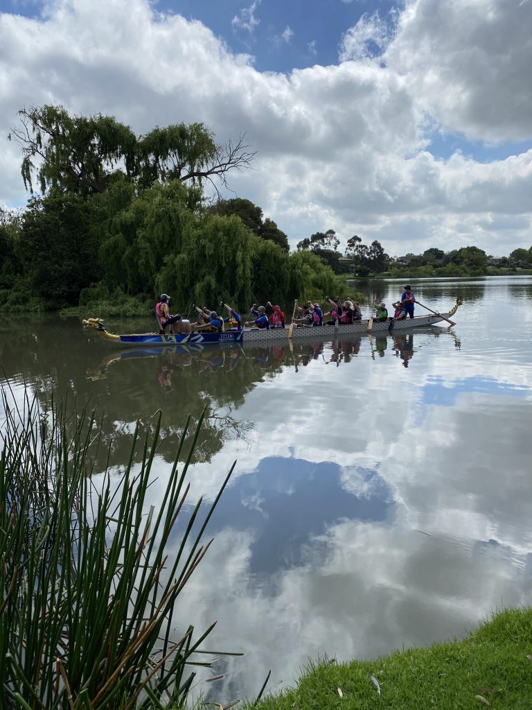 Dragons hit the water