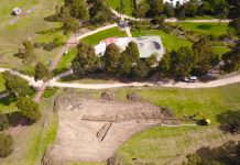 Construction of Heyfield’s new pump track began this week