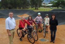 Heyfield’s new pump track up and rolling
