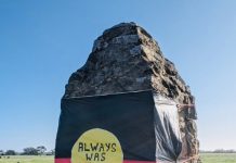 Flagging NAIDOC on local cairns