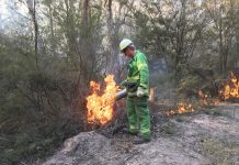 Less than half of cool burns target completed