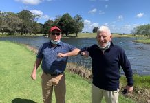 Donation to help Sale Golf Club greens stay green