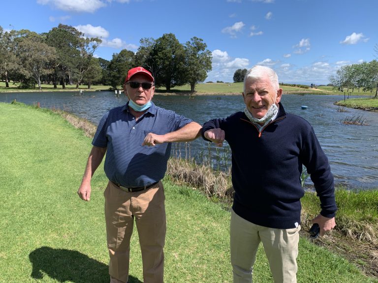 Donation to help Sale Golf Club greens stay green