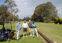 Golfers happy to be back