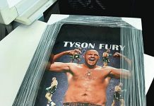 Fury over boxing glove theft