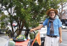 Richard Van Pijlen; The man walking from Sydney to Perth.