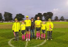 Sale City and Woodside Youth Girls Pink Sock Game