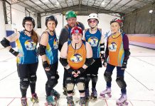 It’s great to skate with roller derby