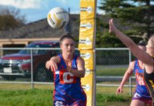 Blues are one win from big dance Sale City A Grade netballer Ella Ronchi