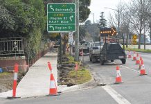 York Street accessibility works still under construction