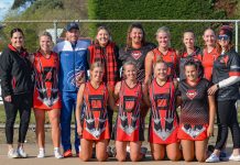 Legends: Bombers first A Grade netball premiership in the EGFNL Boisdale-Briagolong A Grade netball team