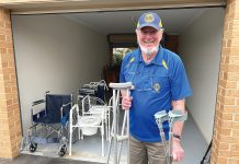 Lions have a shed-load of disability gear ready to loan
