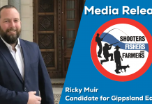 Former Senator Ricky Muir runs for Gippsland East again