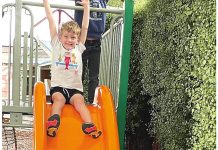 New slide at Gwenfa Hampton Kindergarten