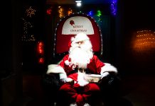 The brightest and best Santa Claus