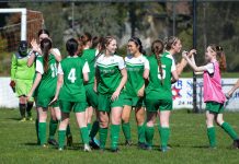 A step ahead of the game SUFC Senior Women's Team