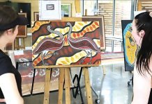 Aboriginal art show at Nakunbalook