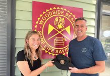 New hats for Woodside Surf Lifesaving Club
