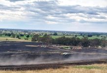 Community helps to control Valencia Creek grassfire