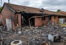 Residents suffer The Futcher Court Unit days following the fire.