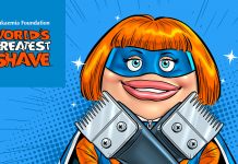 Shaving the locks for a good cause