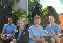 St Mary’s Primary School at Sale unveils new sculpture at liturgy
