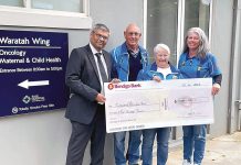West Sale Bowls raise funds for CGH
