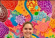 Flying high, painting the sky