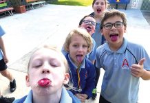 Catholic College Sale visits Airly Primary