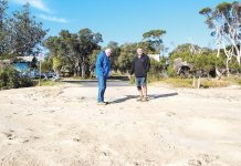 Inaccessible: Sand migration dampens ramp funding