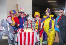 Never too old to enjoy the circus