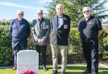 Paying respects to fallen veterans