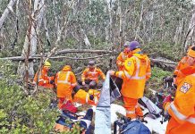 Maffra SES training over snow weekend