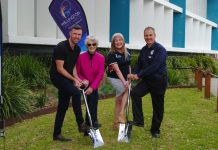 Turning of the first sod for Aqua Energy redevelopment