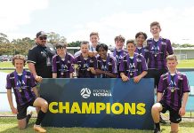 Junior soccer talent on display