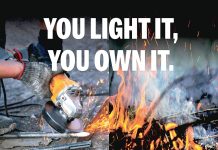 You light it, you own it