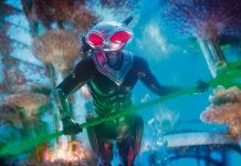 Aquaman and the Lost Kingdom flails in the ocean