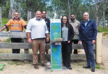 Water mains installed at Knob Reserve