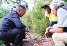 VIPs visit Sale Botanic Gardens