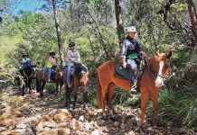 Tambo Upper Trail Riding Club rides near Valencia Creek