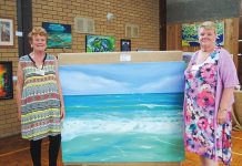 Art on the Seaspray – Julie Ward’s Easter show returns