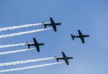 RAAF Roulettes steal the spotlight at Sale Anzac Weekend Airshow