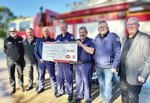 Heyfield Fire Brigade thanked for Black Summer efforts with donation
