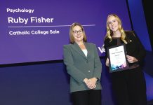 Catholic College Sale student Ruby Fisher honoured with Premier’s award