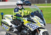 Epic ride to honour fallen police stops at Sale