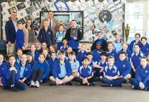 Speaker visits local schools