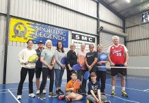 Social pickleball games in Sale